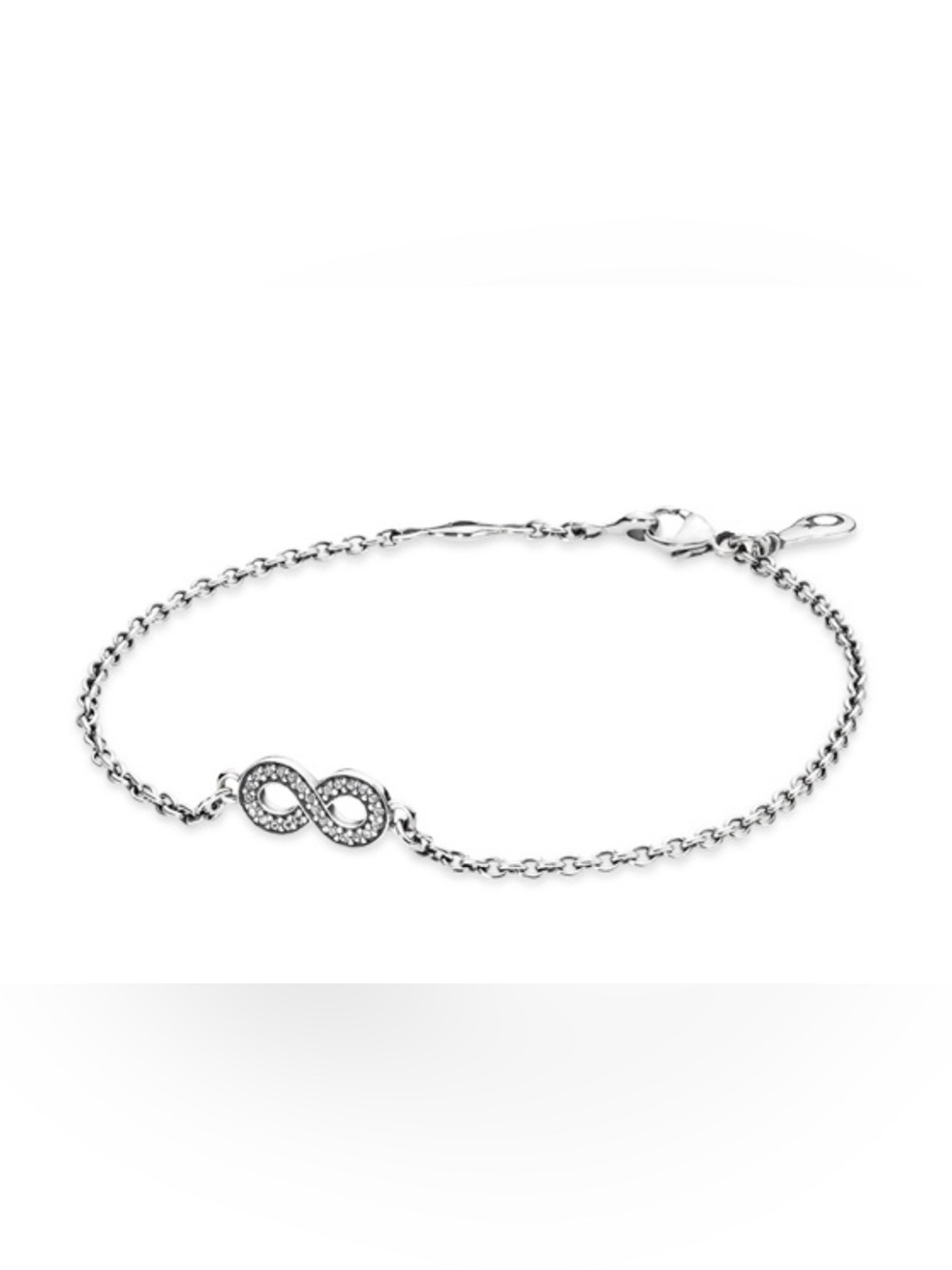 Authentic Pandora Symbol of Infinity Bracelet | Retired | Sterling Silver | 7”
